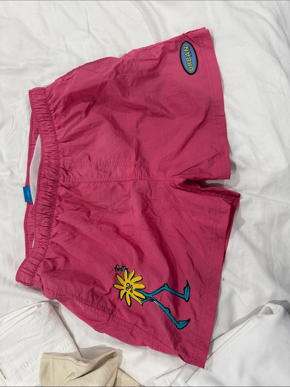 Urban Outfitters Pink Floral Character Shorts